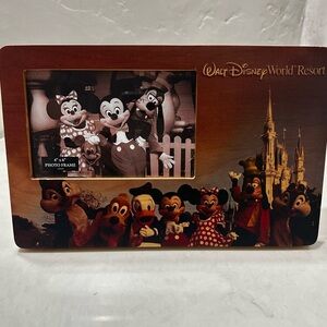 Walt Disney World Resort Mickey Mouse Friends Wooden Picture Frame 4x6
